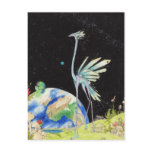 Low gravity postcard