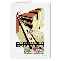 Low Rent Home Cleveland 1940 WPA cards
