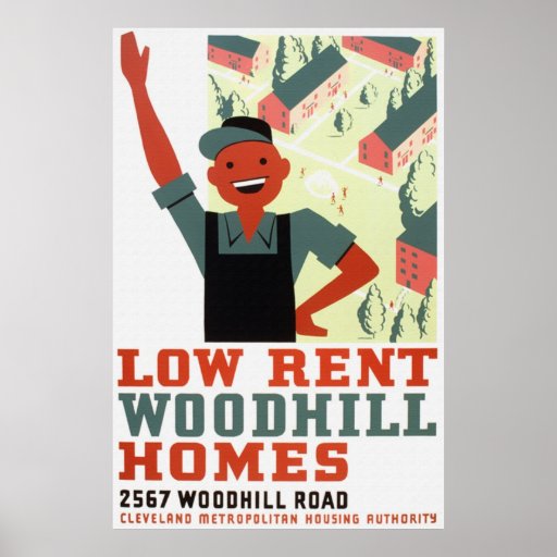 Low Rent Woodhill Homes Poster Zazzle