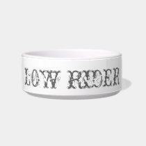 Low Rider Dog Bowl