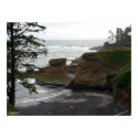 Low Tide at Depoe Bay Poster posters
