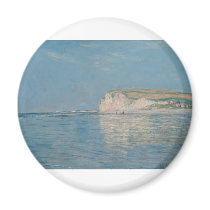 Low Tide at Pourville (1882) magnets