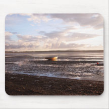 LOW TIDE AT SUNSET MOUSE PADS