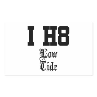 low tide rectangular stickers Zazzle_sticker