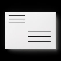 Low Vision Small A6 Envelope envelopes