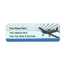 Low Wing Experimental Airplane Labels