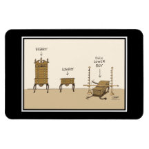 Lowboy Cartoon Premium Flexi Magnet