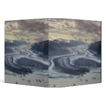 Lowell Glacier flows into the Alsek River in Vinyl Binder