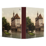 Lower bridge and city hall Bamberg Bavaria 3 Ring Binders