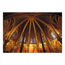 Lower chapel of La Sainte-Chapelle, Paris,