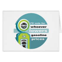 Lower Gas Prices cards by TeeShirtsTShirts Lower Gas Prices cards