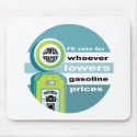 Lower Gas Prices mousepads by TeeShirtsTShirts Lower Gas Prices mousepads