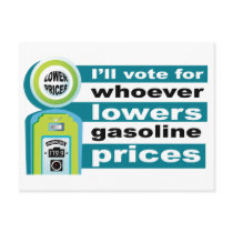 Lower Gas Prices postcards by TeeShirtsTShirts Lower Gas Prices postcards