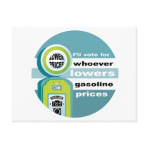 Lower Gas Prices postcards by TeeShirtsTShirts Lower Gas Prices postcards