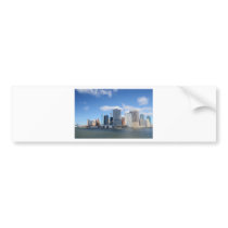 Lower Manhattan Skyline Bumper Sticker