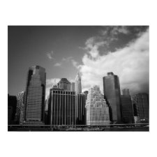 Lower New York City Skyline, Medium print