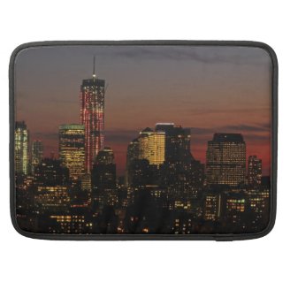 Lower NYC skyline: World Trade Center in Red Sleeves For MacBooks