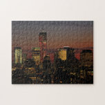 Lower NYC skyline: World Trade Center in Red Puzzles