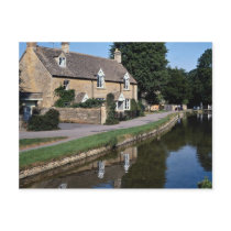 Lower Slaughter River Ewe, Cotswolds, England Postcards