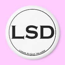 Lower Slower Delaware Magnet magnets
