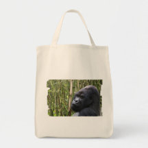 Lowland Gorilla Grocery Tote Bag