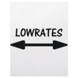 lowrates arrow icon custom letterhead