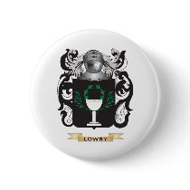 Lowry-(Tyrone) Coat of Arms (Family Crest) Pinback Button