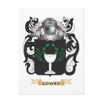 Lowry-(Tyrone) Coat of Arms (Family Crest) Postcards