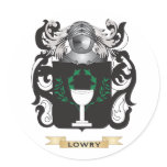 Lowry-(Tyrone) Coat of Arms (Family Crest) Round Sticker