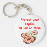 lox and bagels key chain