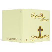 Loyal to the Throne Christian school/work binder by UpstreamDesigns Loyal to the Throne Christian school/work binder