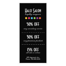 Loyalty Coupon Cards Customized Rack Card