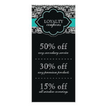 Loyalty Coupon Cards Custom Rack Cards