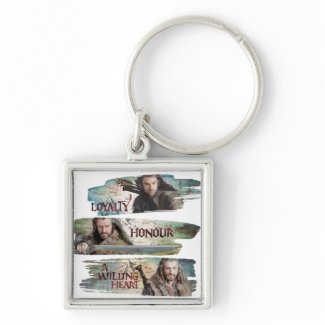 Loyalty, Honor, A Willing Heart Keychains
