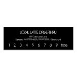 Loyalty Latte Drive-Thru Business Cards