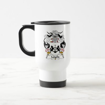 Loyola Family Crest Mug by coatsofarms