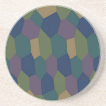 Lozenge Camouflage Coaster coasters