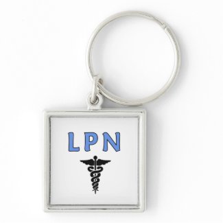 LPN Caduceus keychain