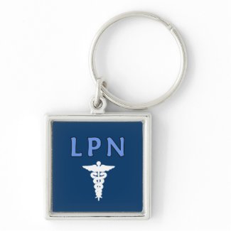 LPN Caduceus keychain