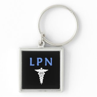 LPN Caduceus keychain