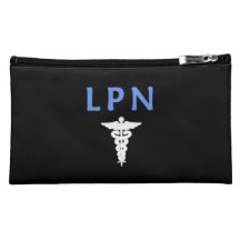 LPN Caduceus Makeup Bags