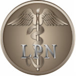 LPN Caduceus Photo Cut Out