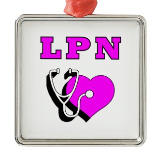 LPN Heart Care ornament