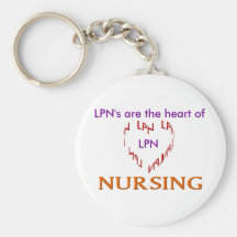 LPN Heart Keychains