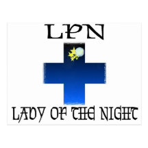 LPN-Lady of The Night Postcard