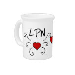 LPN Love Tattoo Drink Pitcher