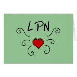 LPN Love Tattoo Greeting Cards