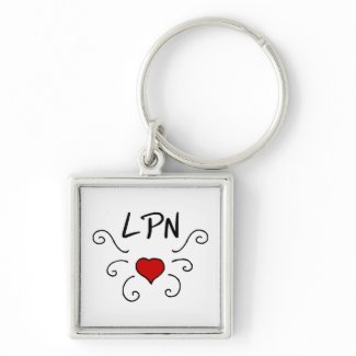 LPN Love Tattoo keychain