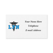 LPN Medical Symbol business cards by bonfirenurses LPN Medical Symbol business cards