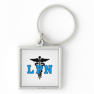 LPN Medical Symbol keychain